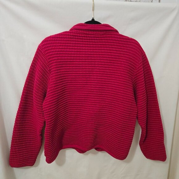 Coldwater Creek Thick Waffle Knit long sleeve boxy shirt/sweater. - Picture 4 of 6